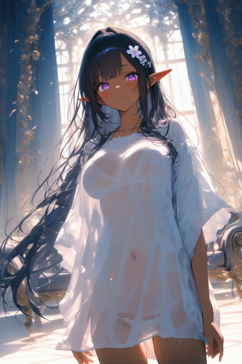 ダークエルフ姫様の私室(R15)