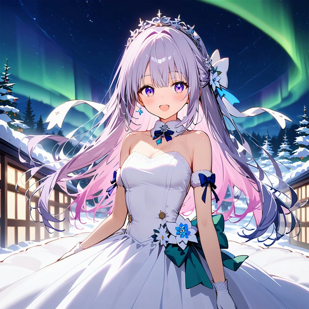 星空のウエディング～オーロラの祝福～