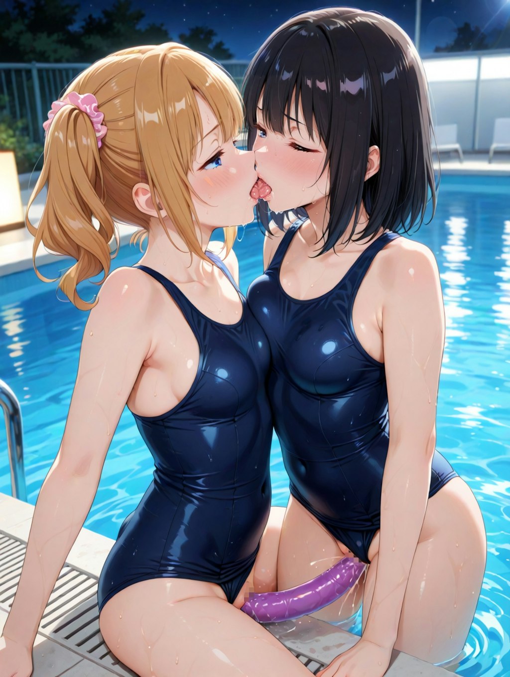 えちHオカズ473 スク水レズ　汗を舐めとるお姉さま