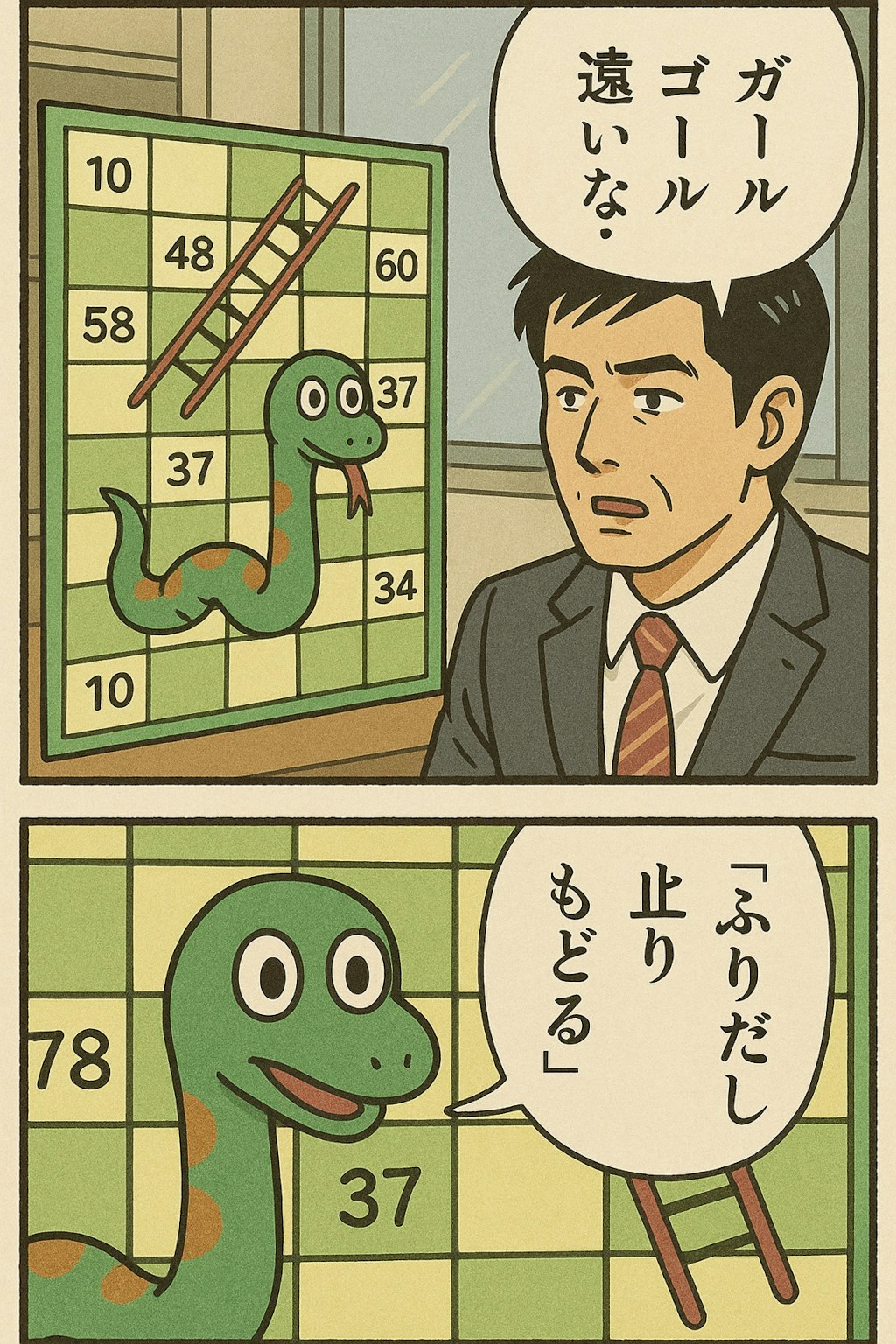 会社でくにへかえるんだな