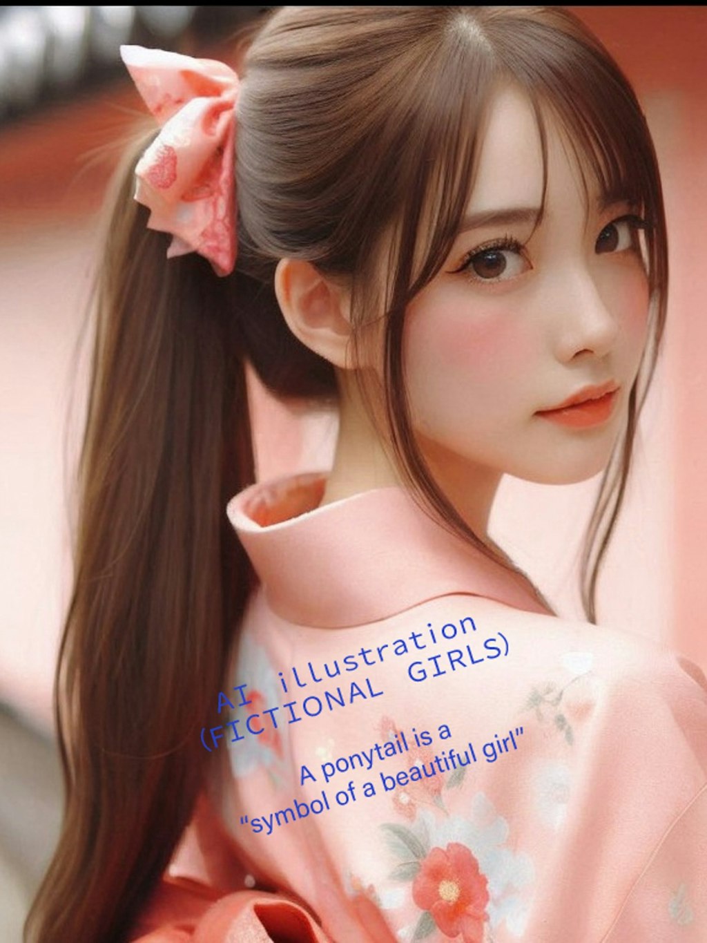 和装ポニーテール美少女（複数）
