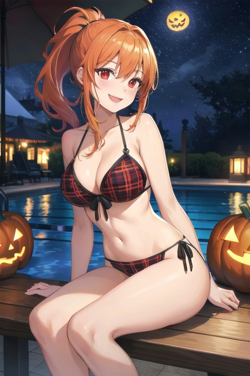 ハロウィンナイトプール🎃👙