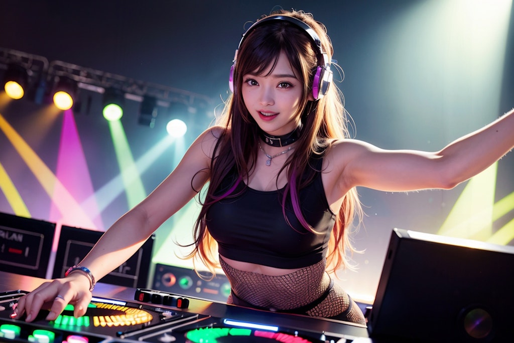 ノリノリなDJ