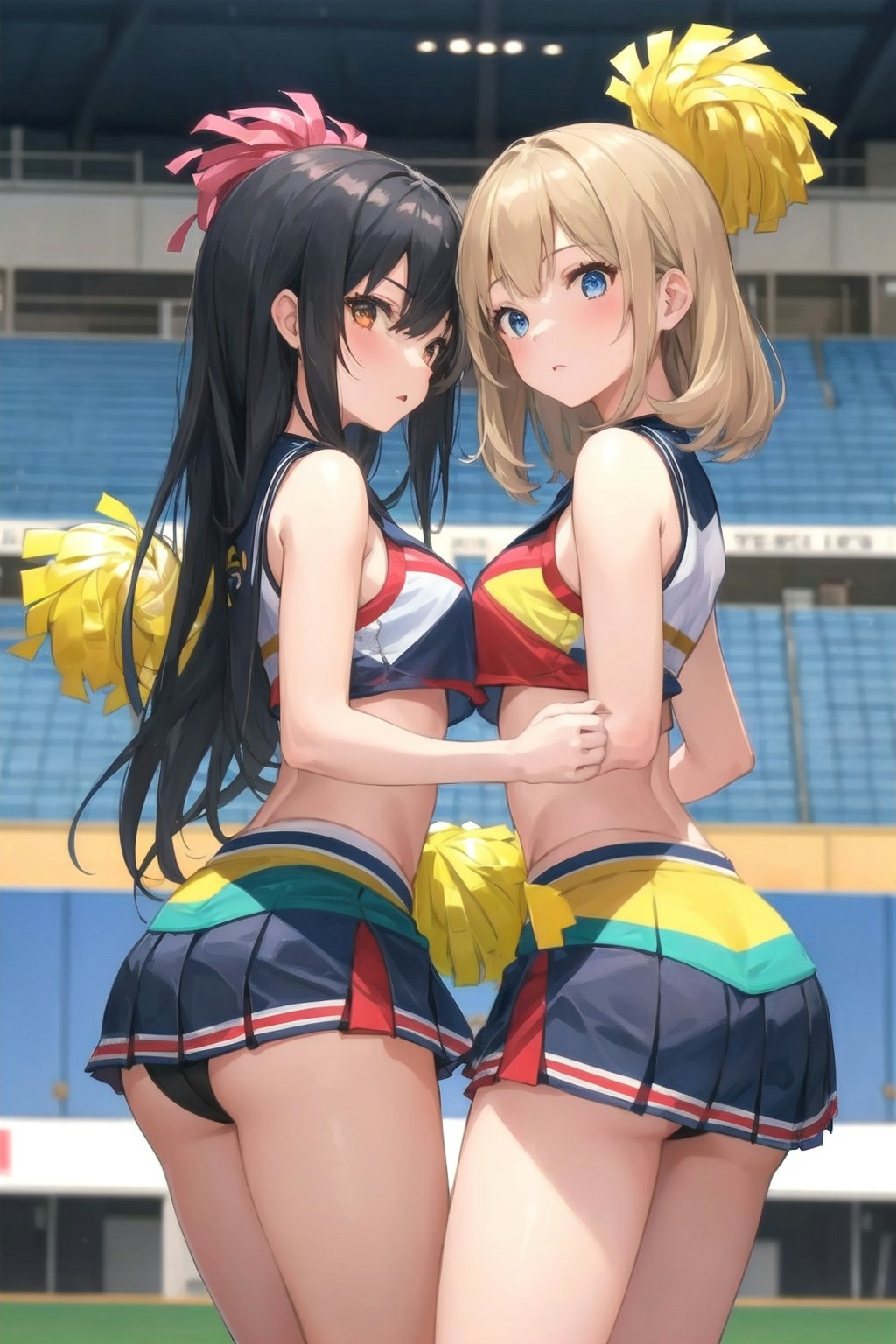 2人でチアガール