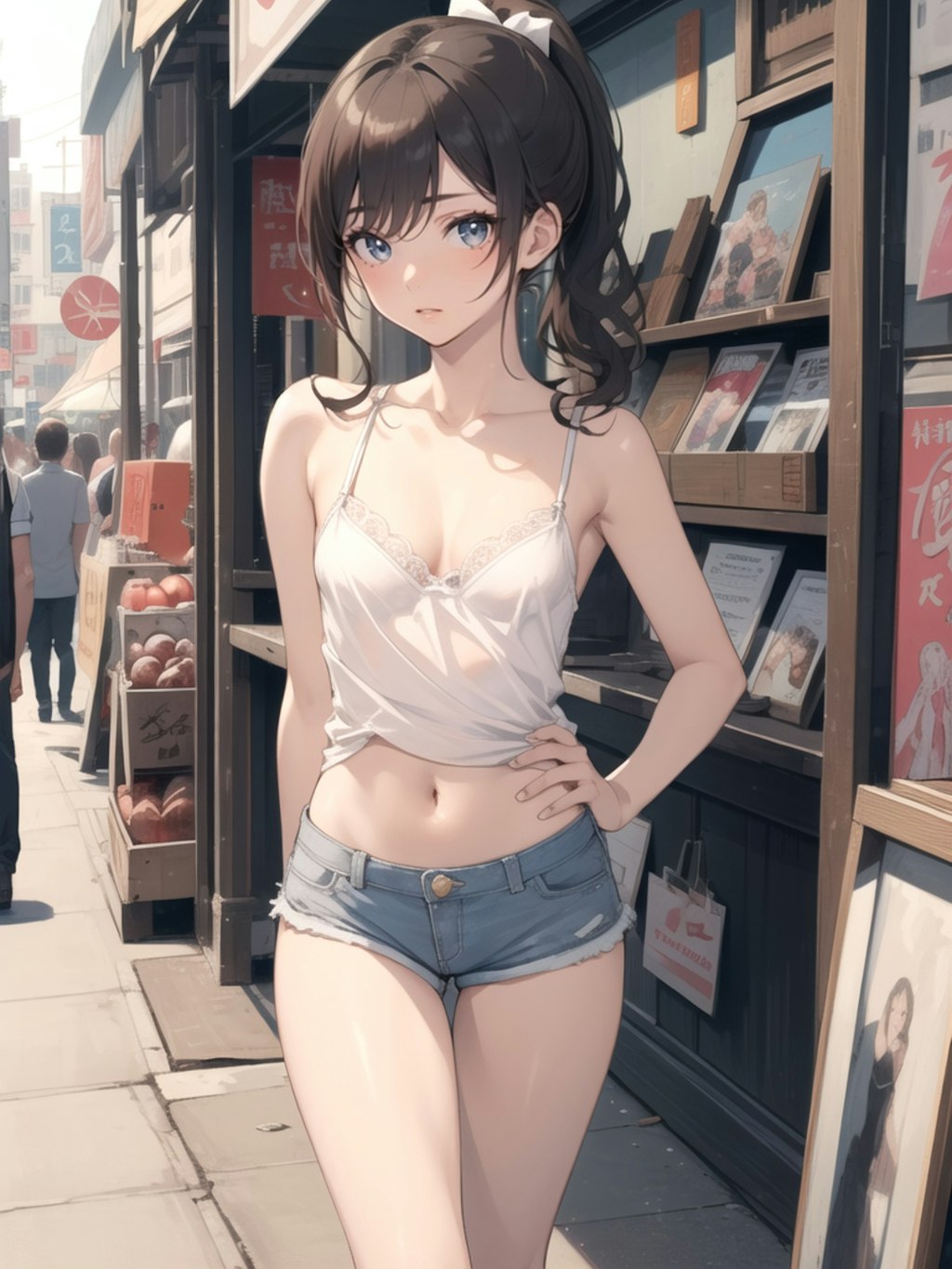 商店街の少女