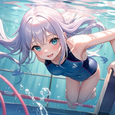 もっと練習して速く泳ぎたいです。