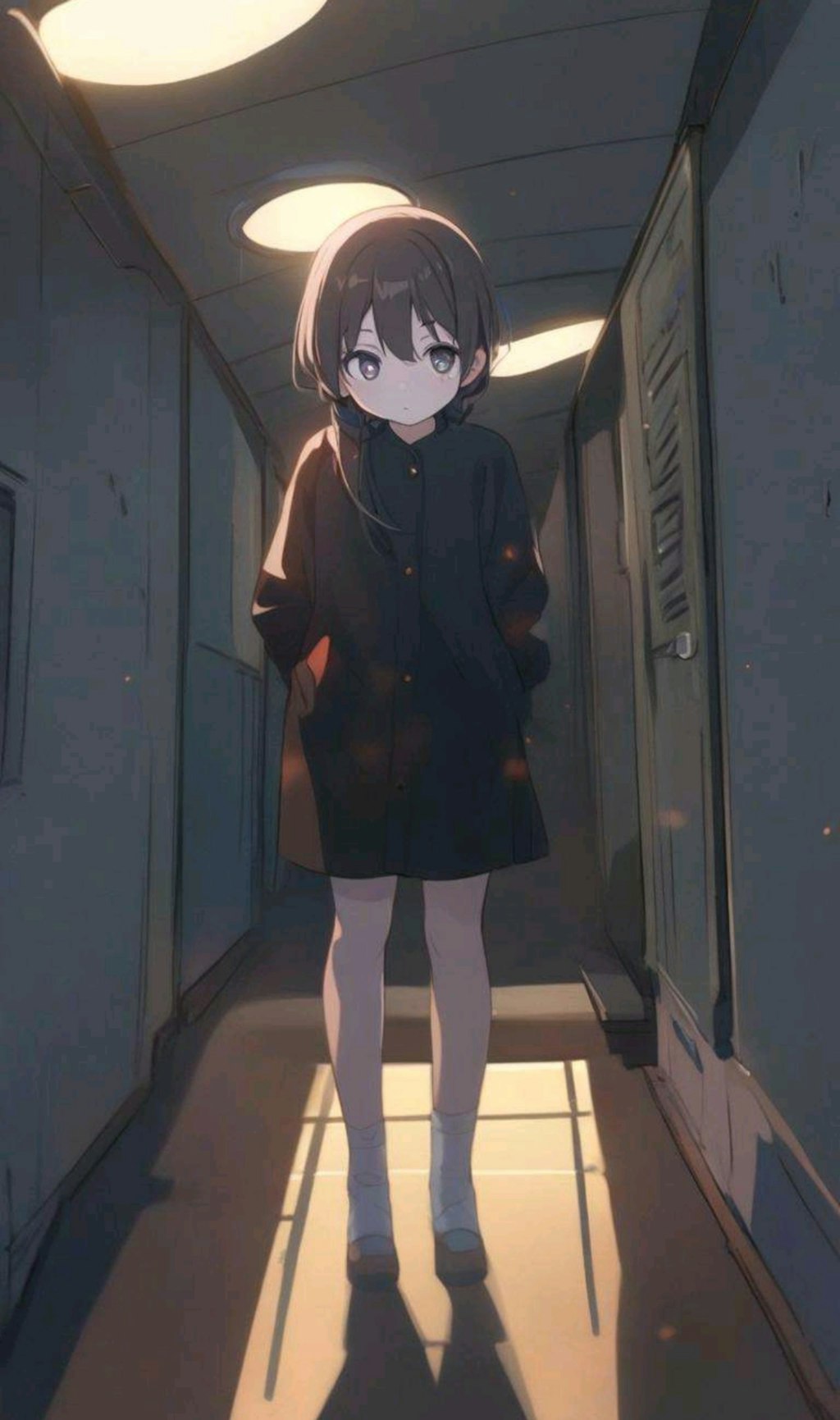 黒い服の小さな女の子