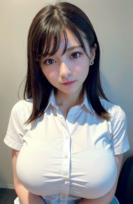 ぴちぴち爆乳お姉さん　「はずかしいけど・・・」