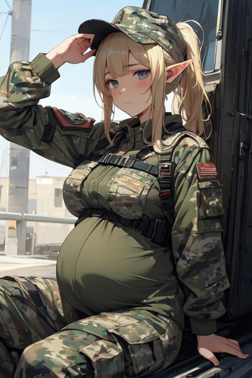 戦闘妊娠少女４４