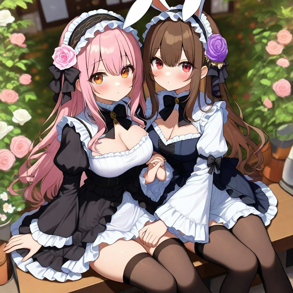 ふたりは仲良し💗