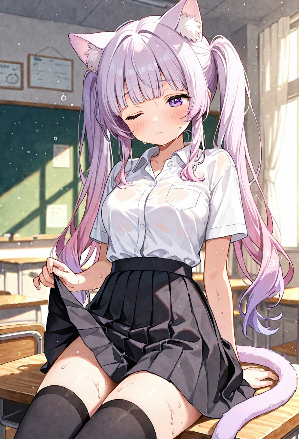 汗びっしょり💦