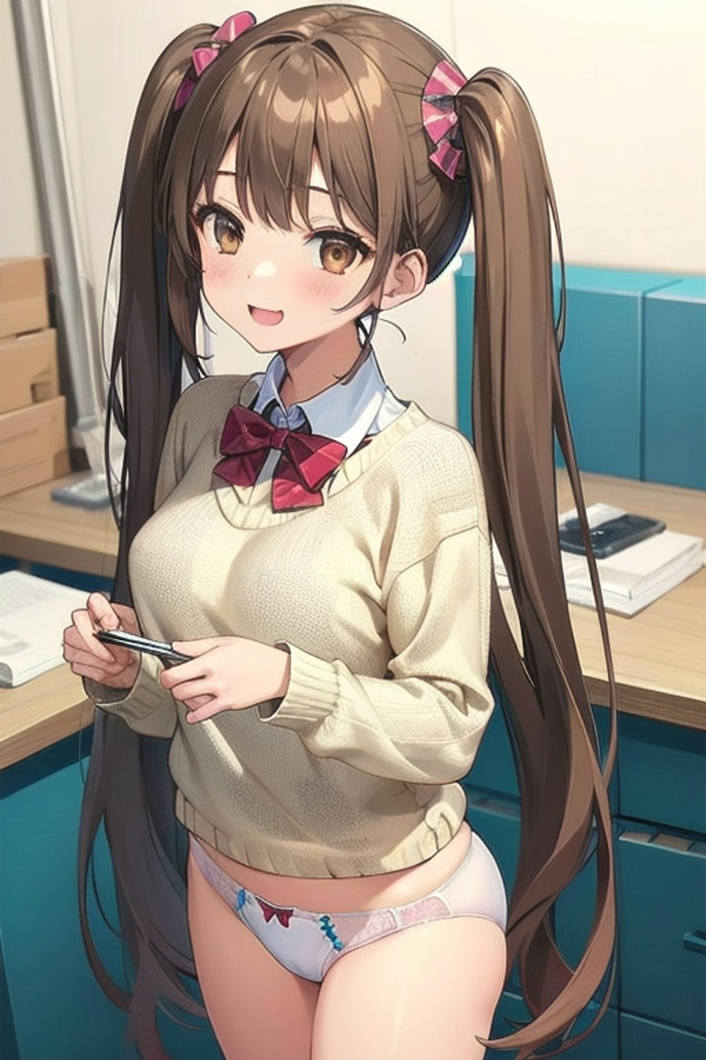 School twintails girl