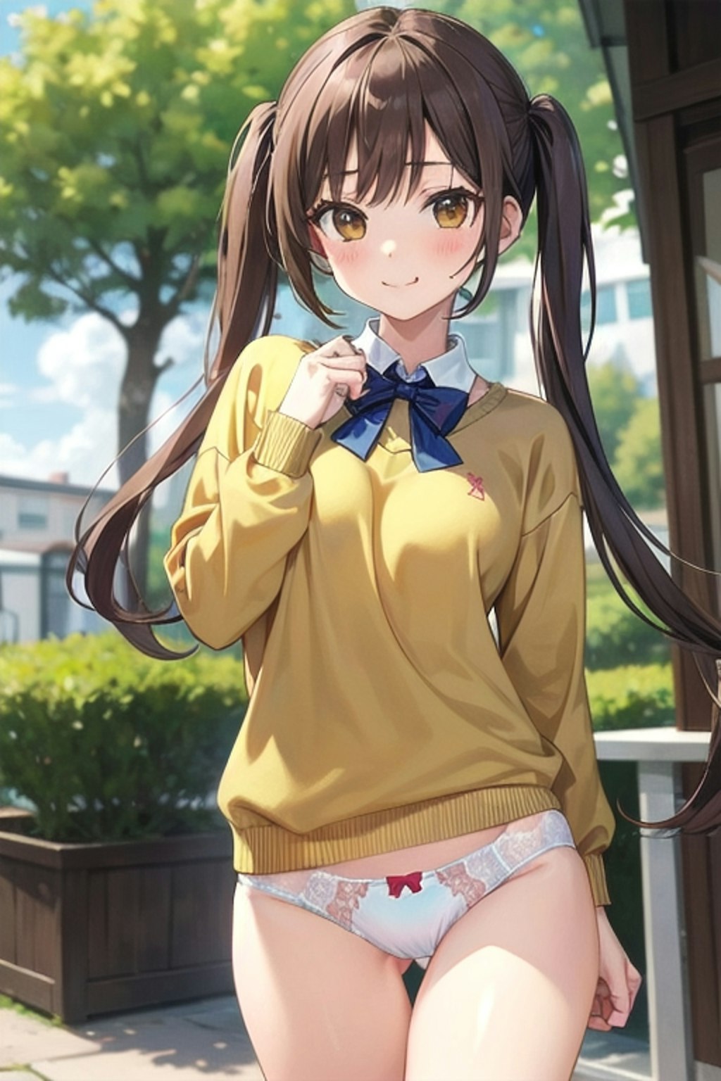 School twintails girl