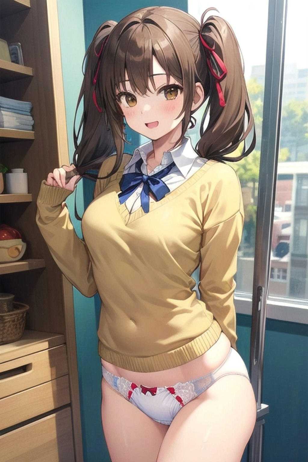 School twintails girl