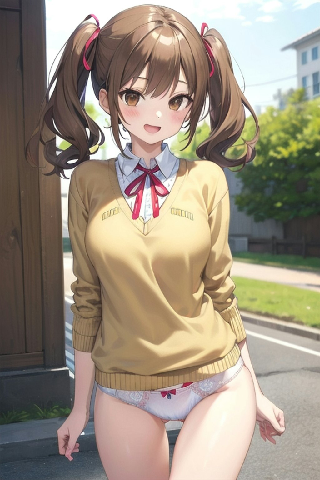 School twintails girl