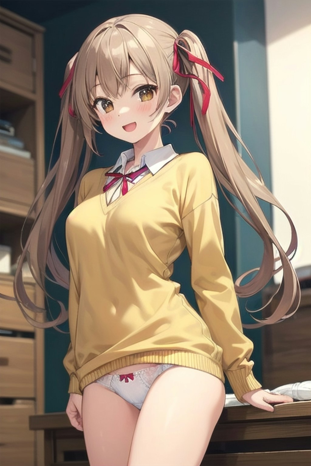 School twintails girl