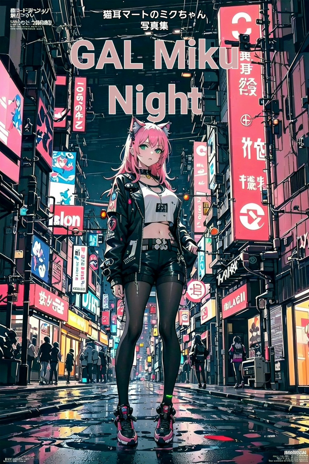 猫耳マートのミクちゃん写真集「GAL Miku Night」🐱🌃