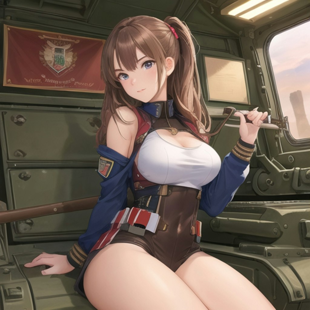 戦車と彼女💕