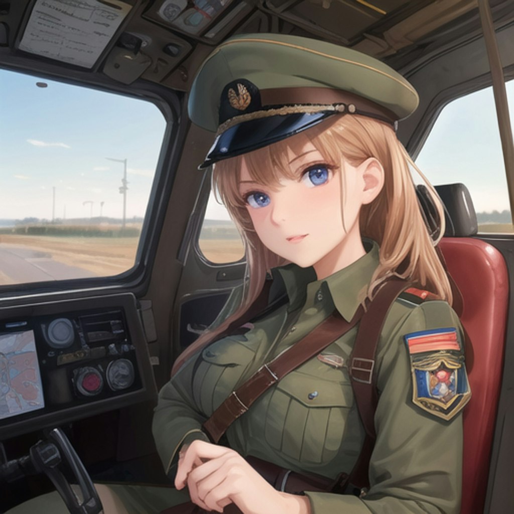 戦車と彼女💕