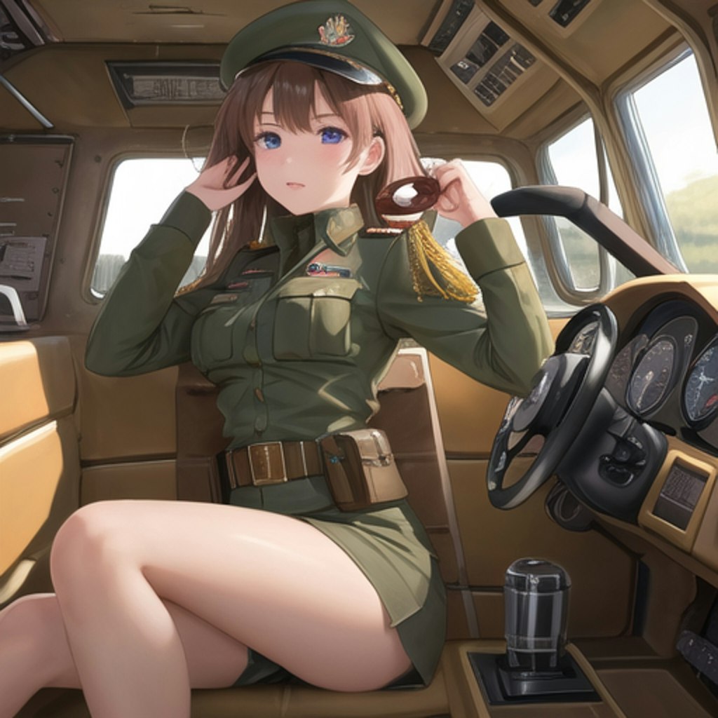 戦車と彼女💕