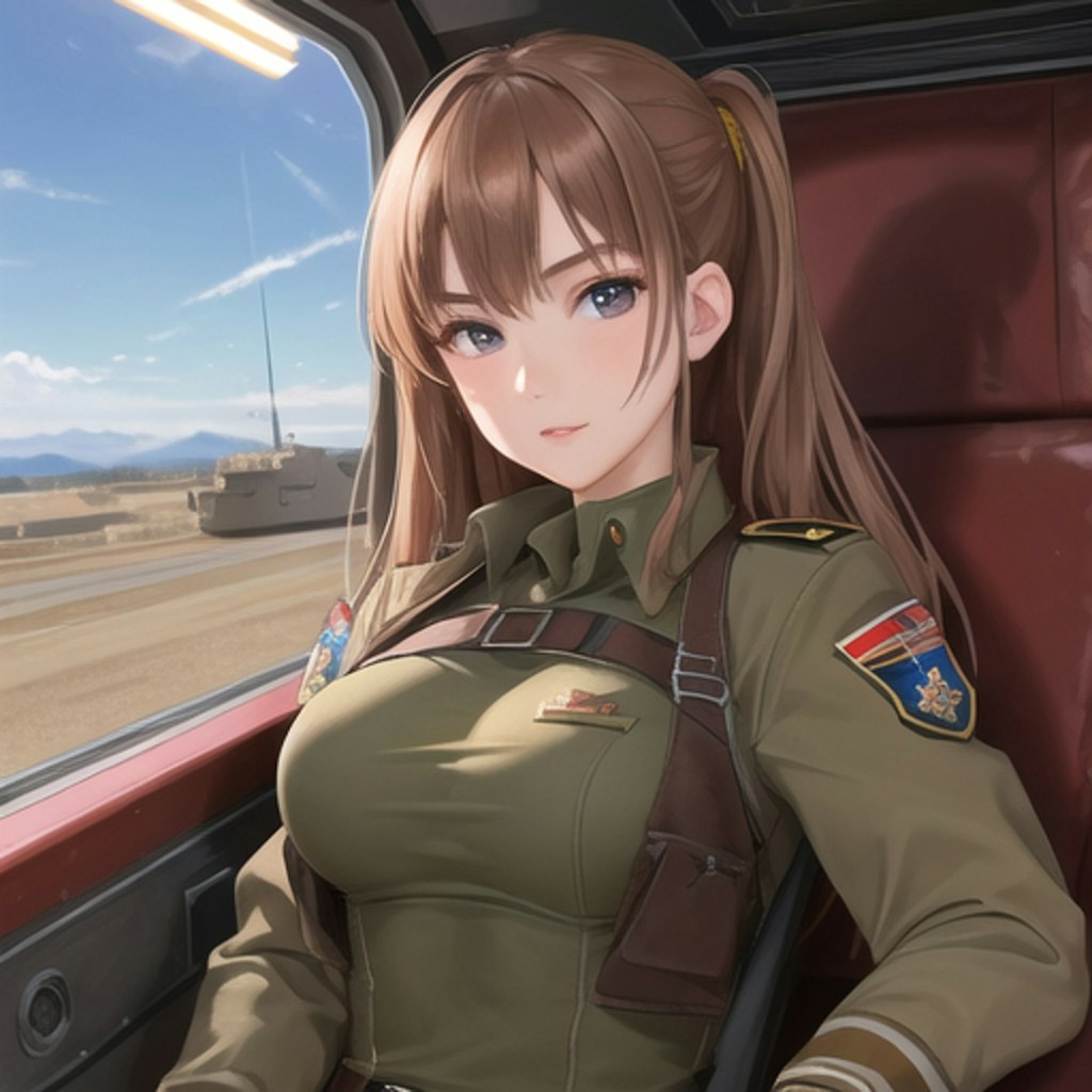 戦車と彼女💕