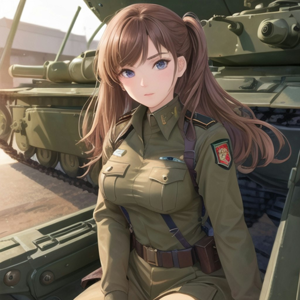 戦車と彼女2💕