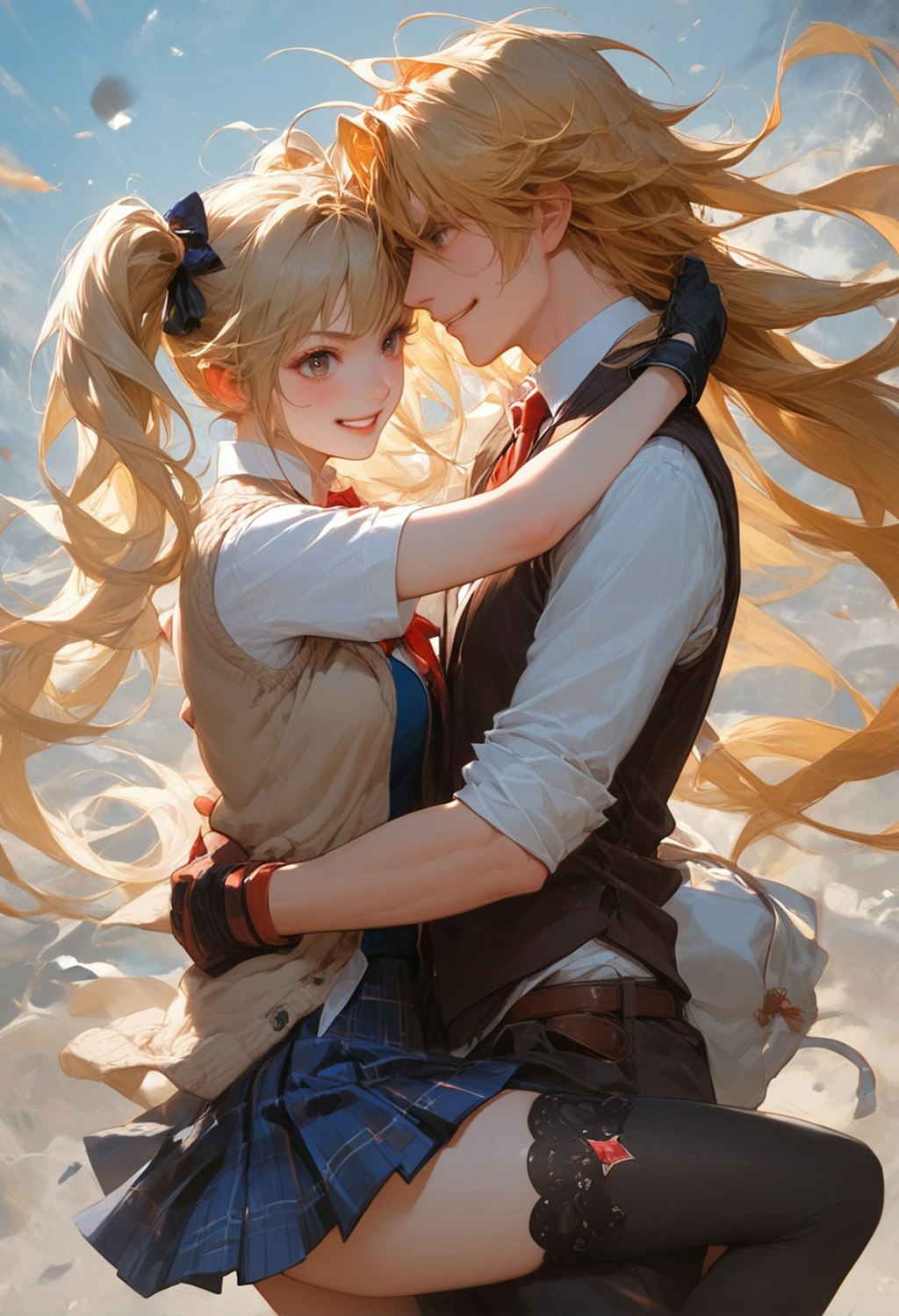 Blonde Couple