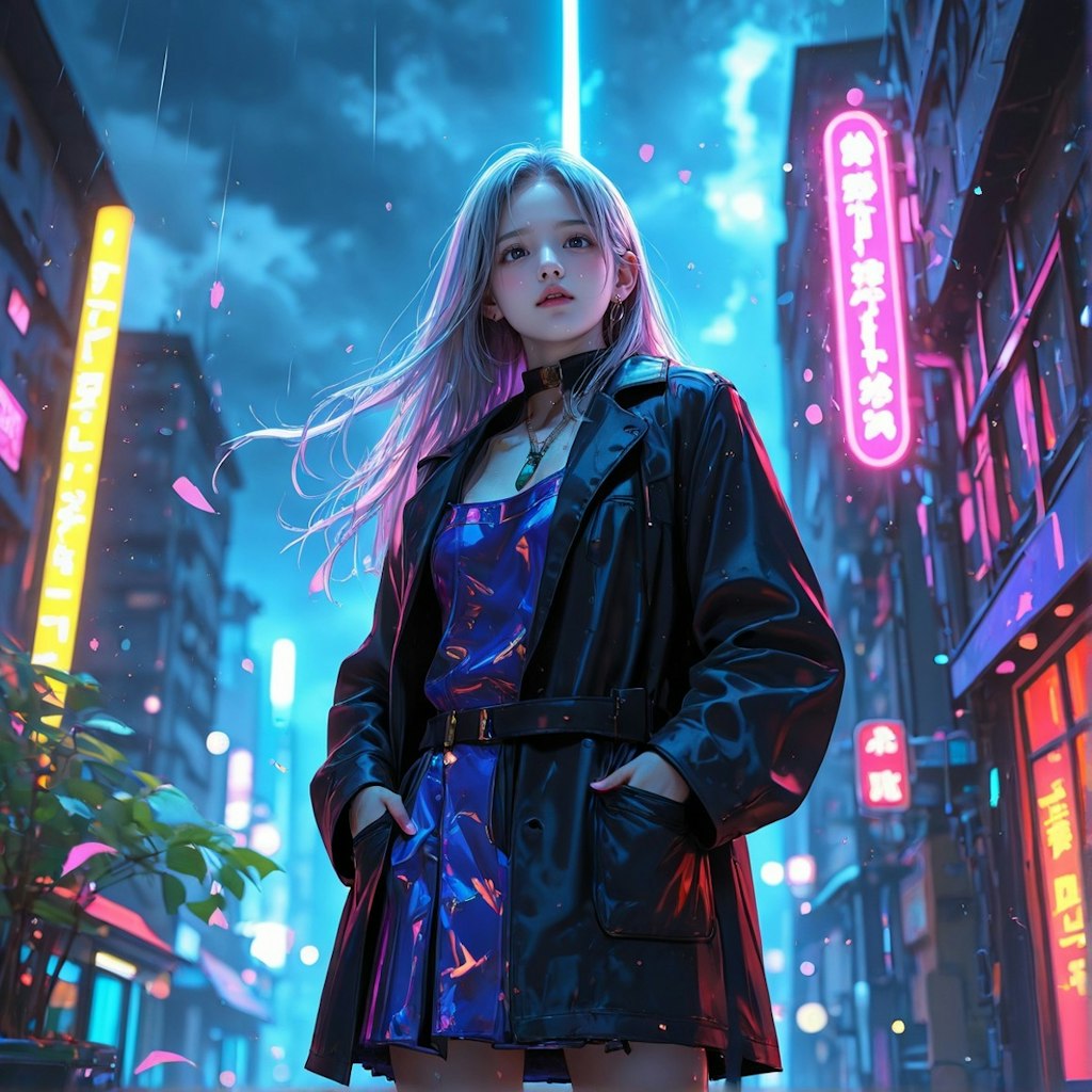 雨に誘われて