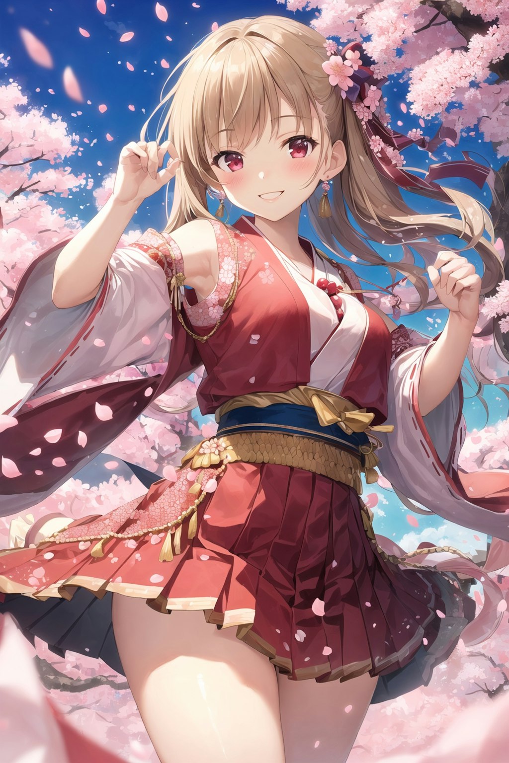 桜　少女