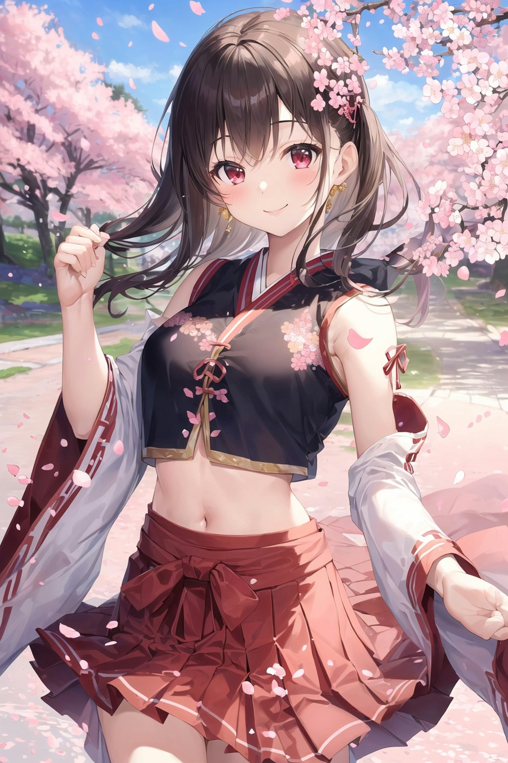 桜　少女