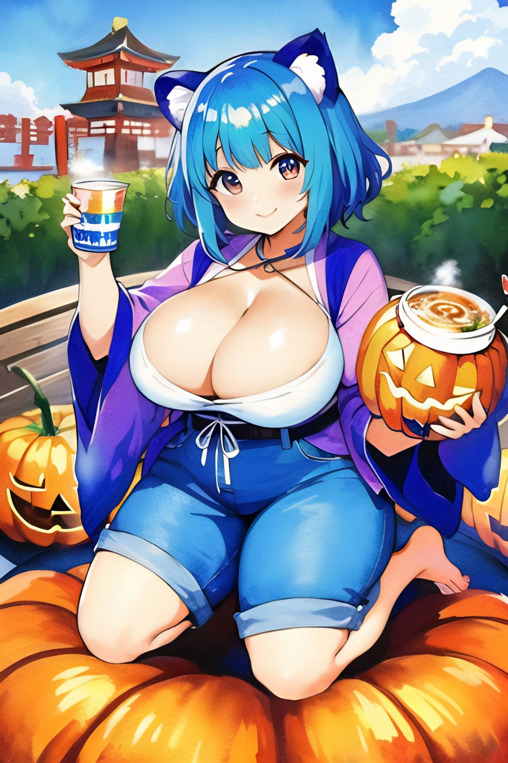 パンプキンハロウィン竜宮城