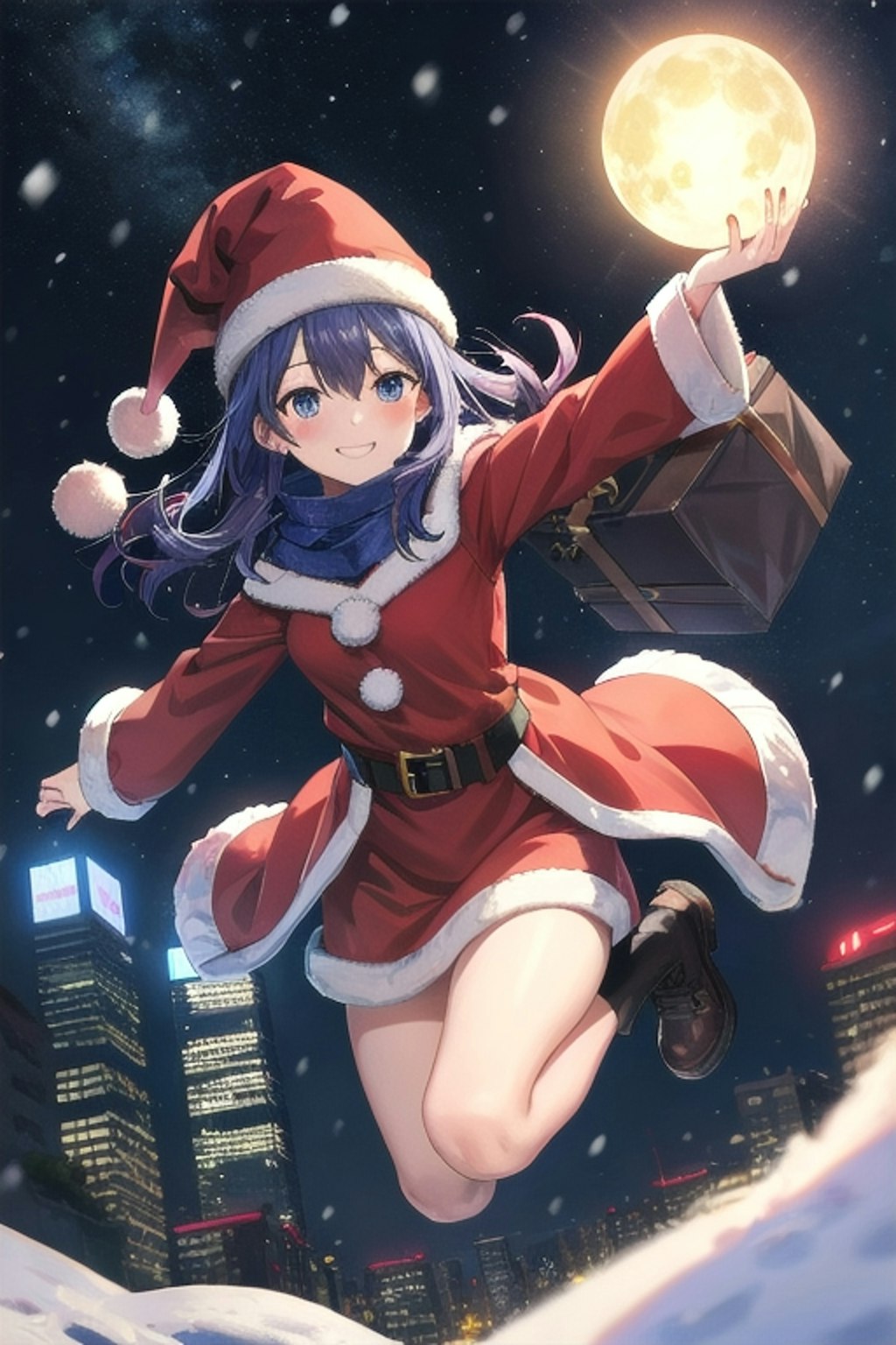 Flying to deliver toys