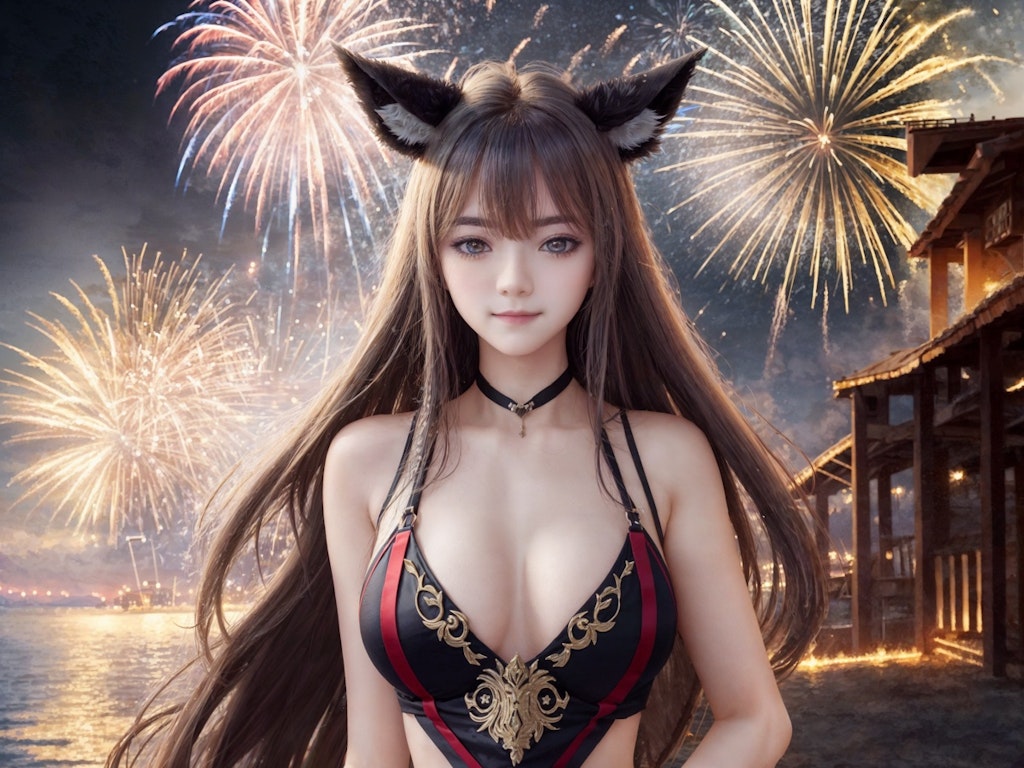 Summer Girl Fireworks