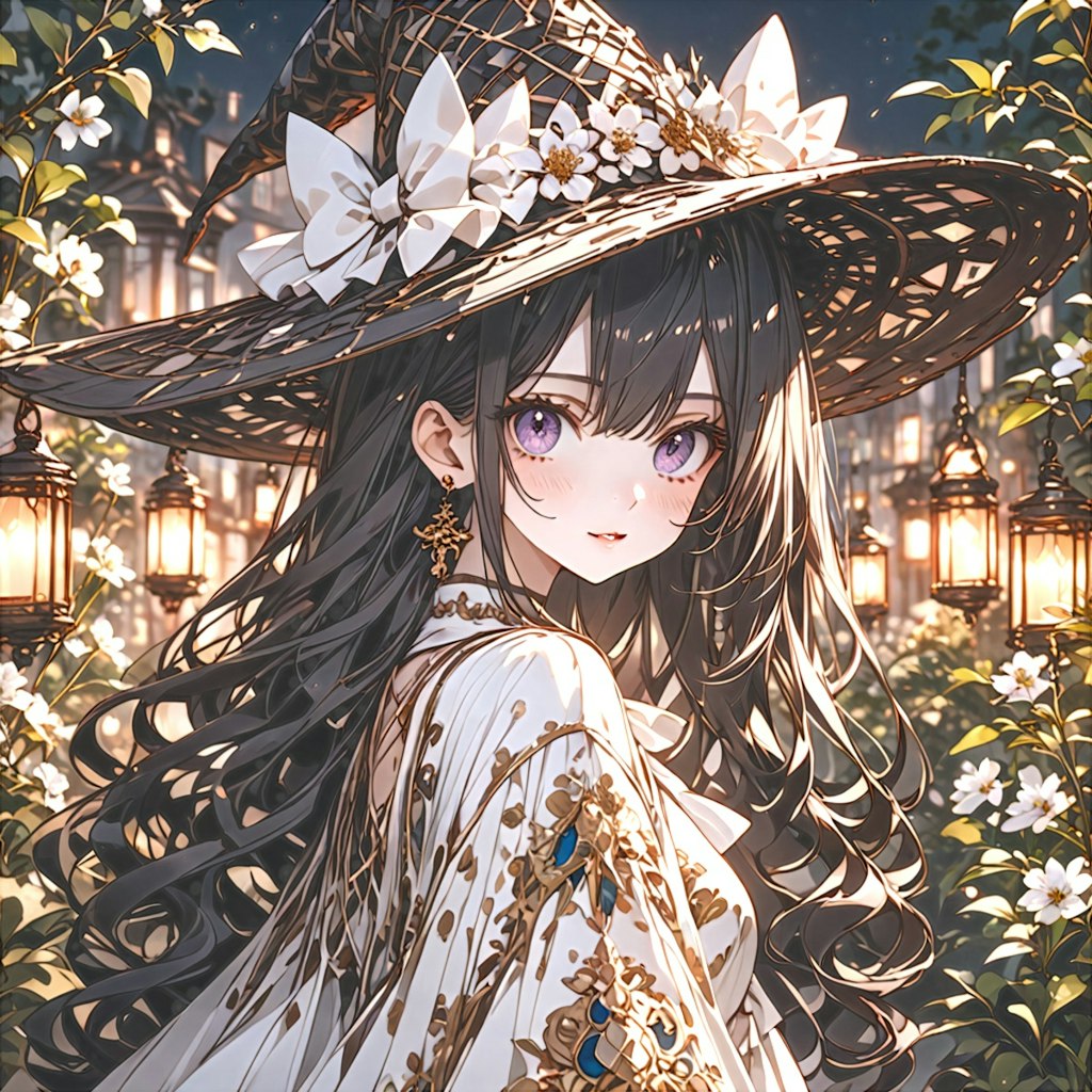 Witch Hat, Garden & Lantern