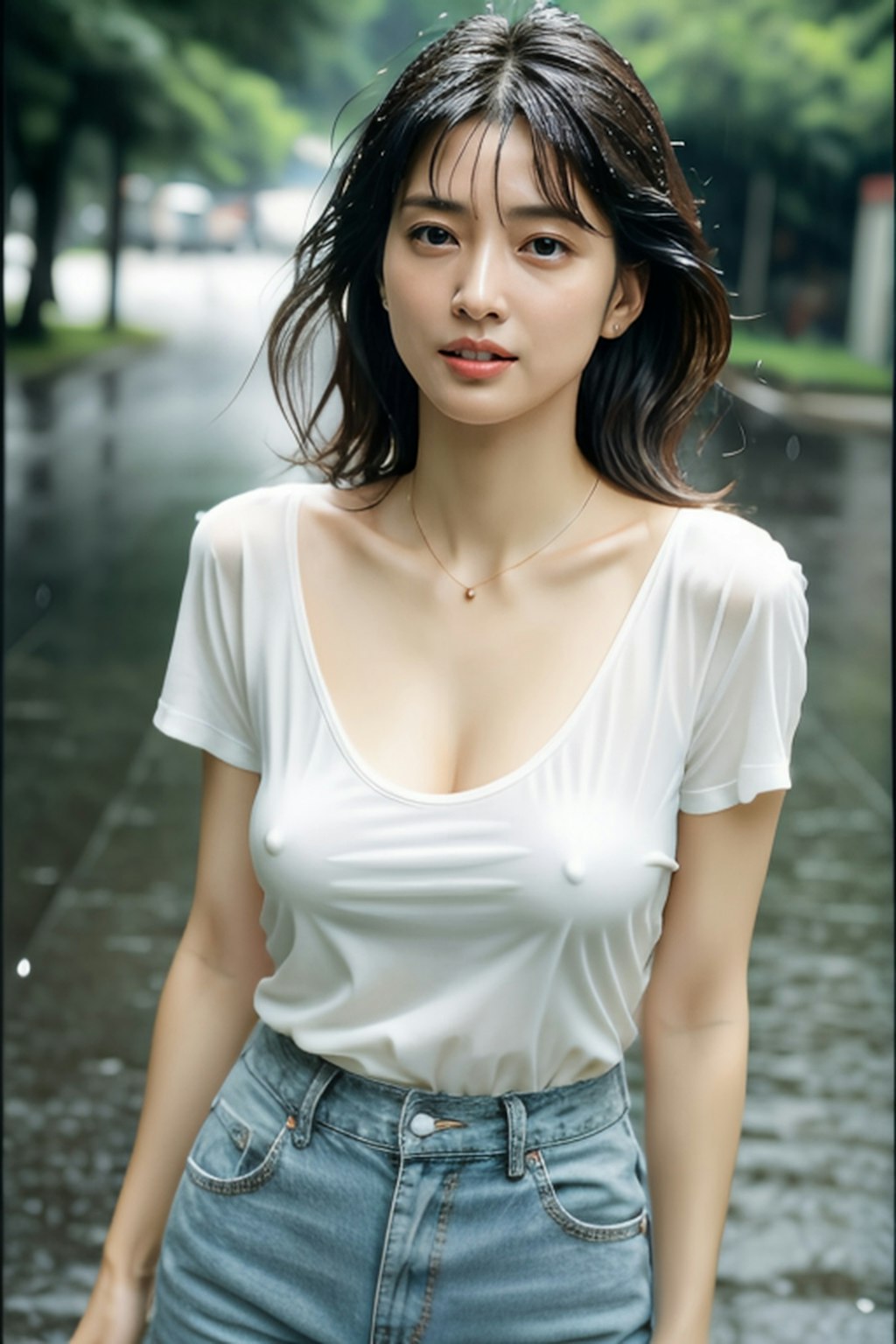 熟女　雨　UY-3