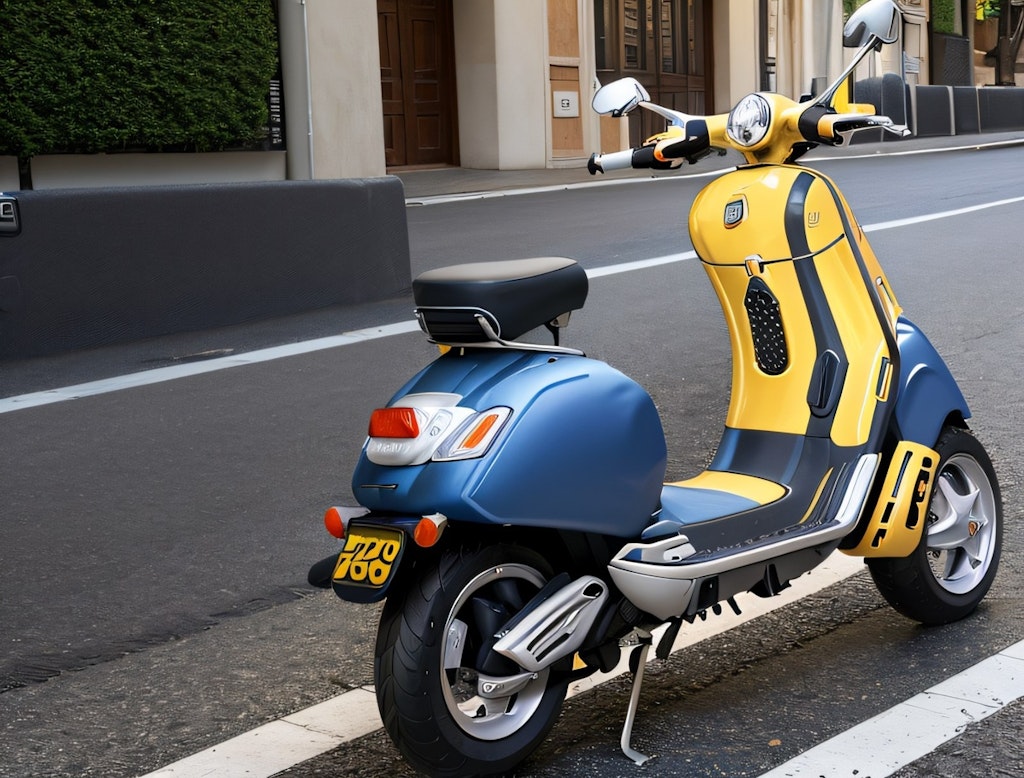 超かわいいvespa