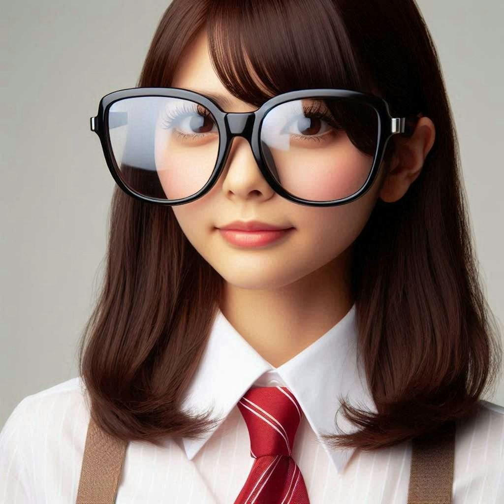 オーバーサイズ眼鏡チャレンジ
