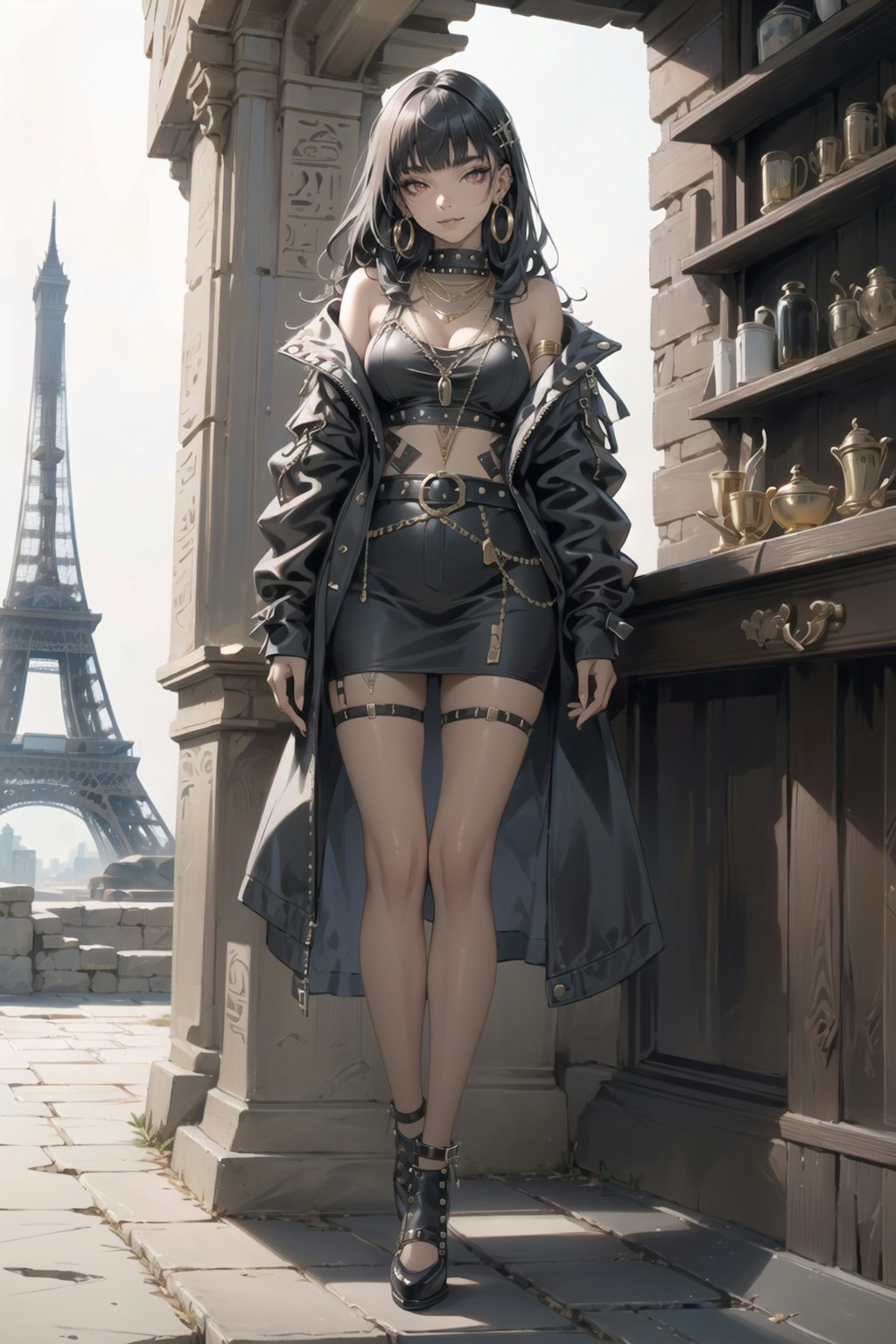 現代エジプトの女王、パリへ