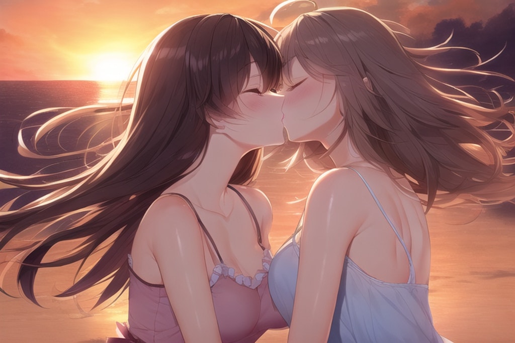 百合キス