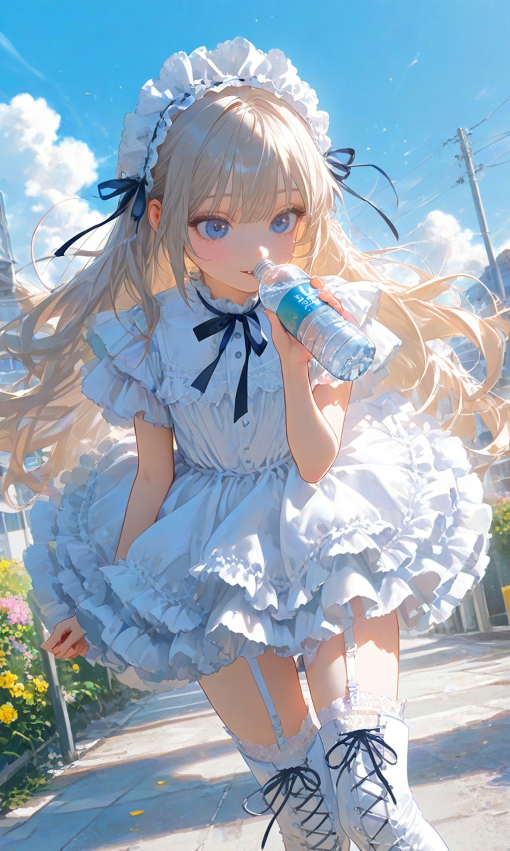 [絶対領域]かわいいゴスロリ