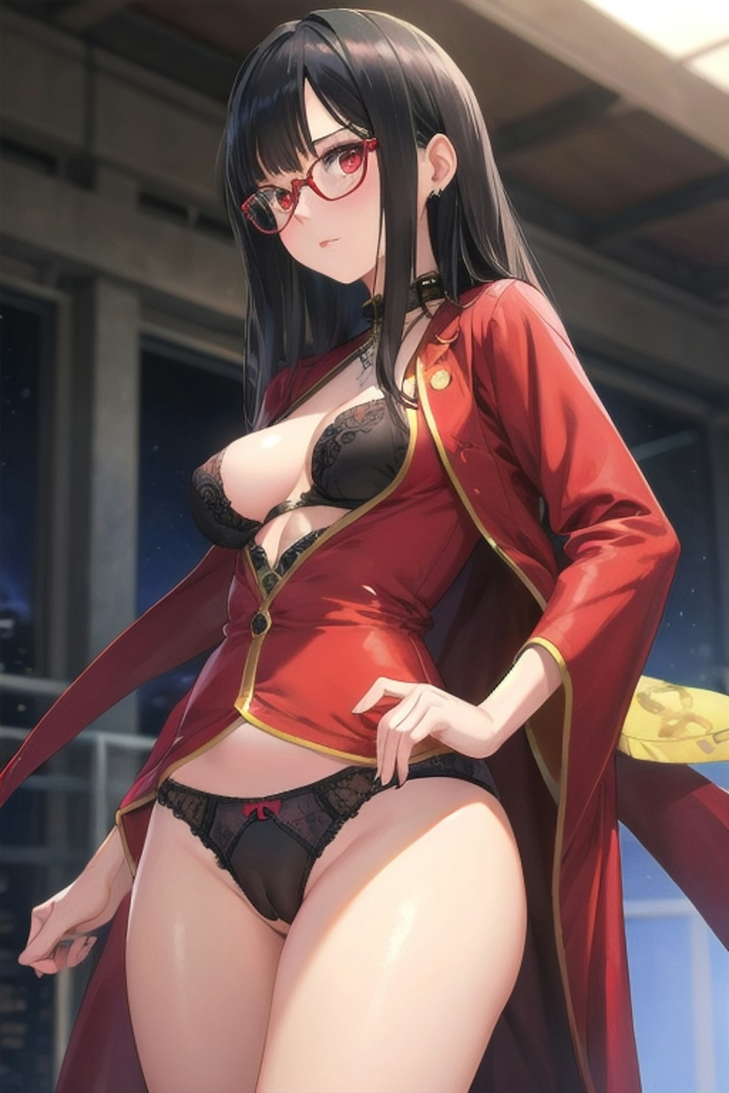 黒髪コスプレ少女　その2