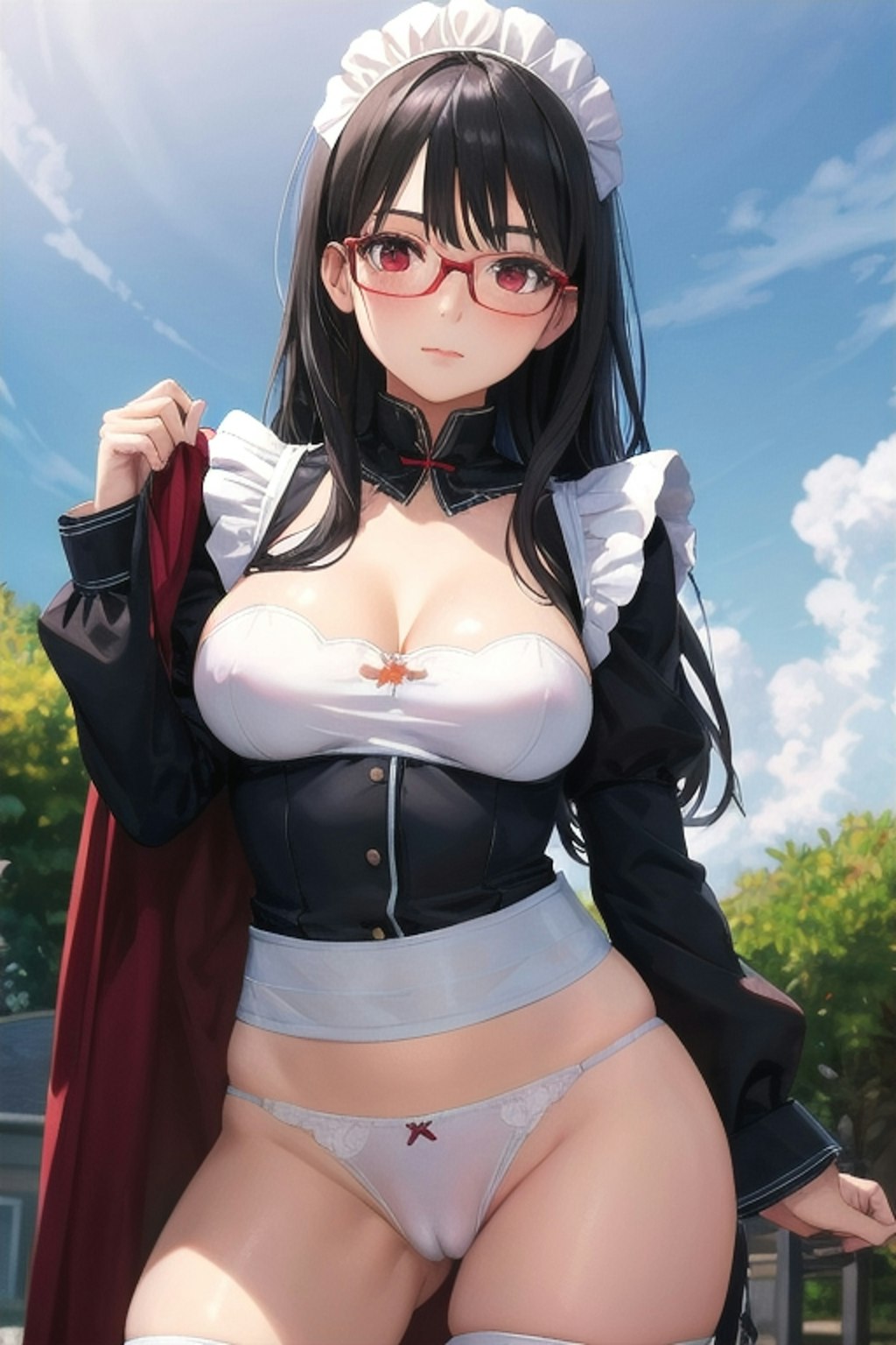 黒髪コスプレ少女　その2