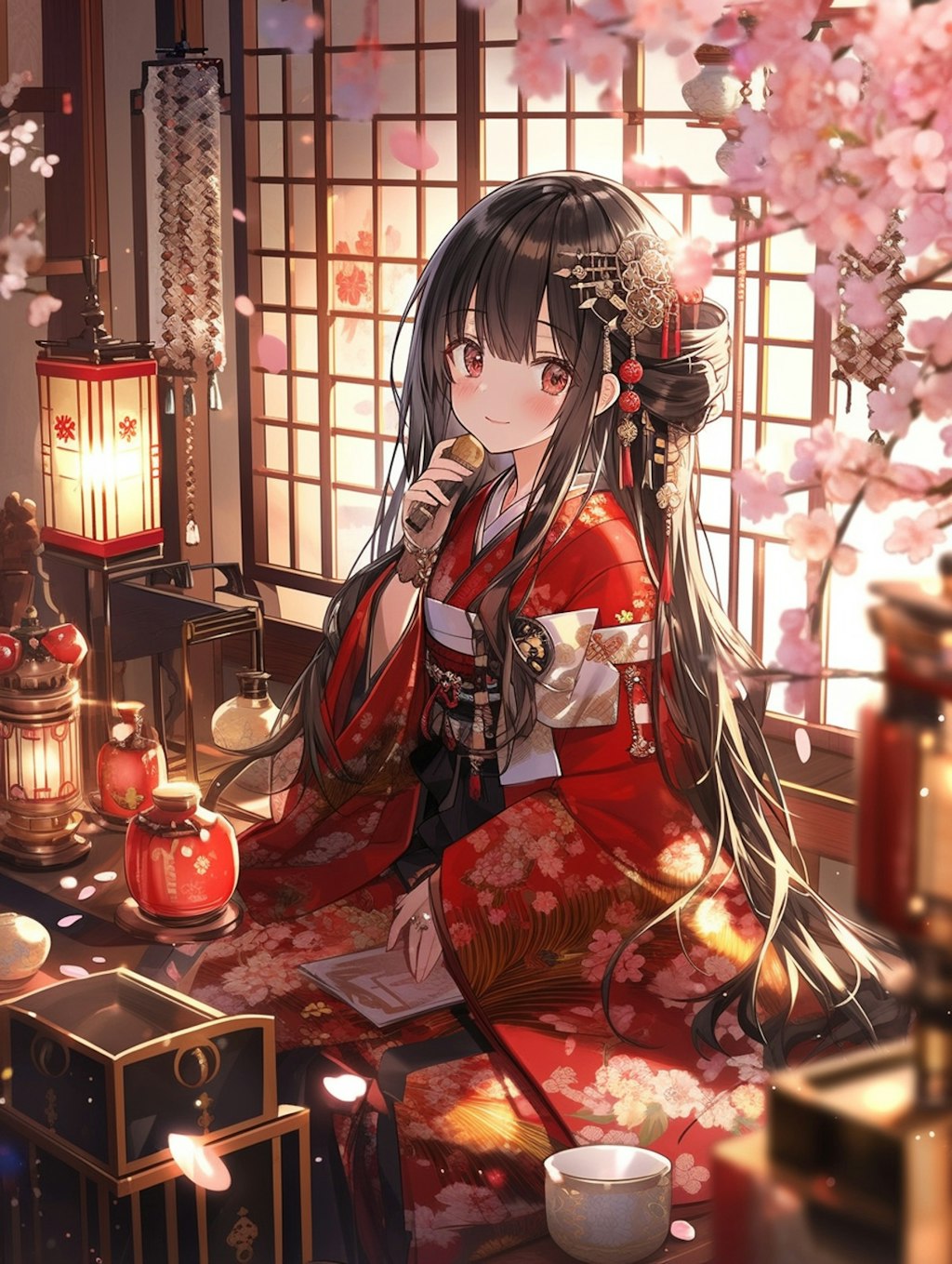 桜と姫様