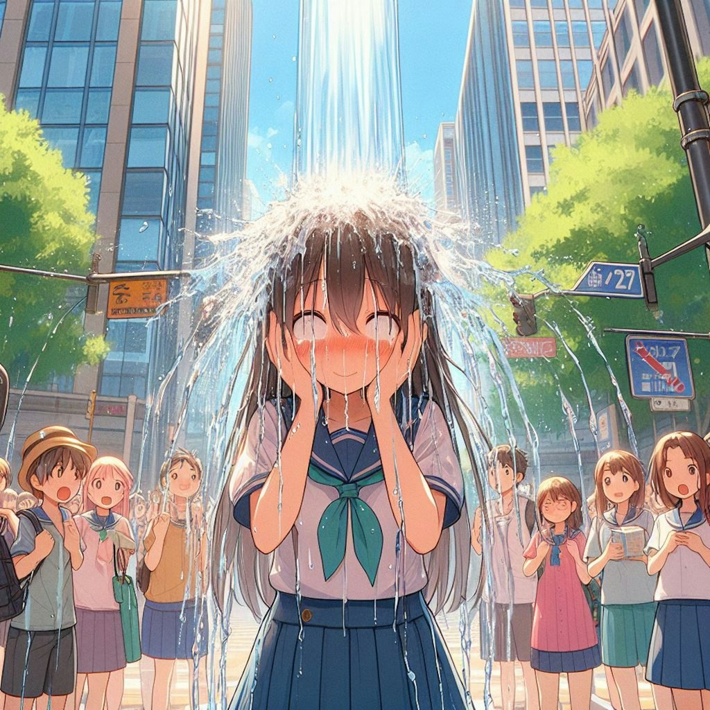 雨を呼ぶ女の子