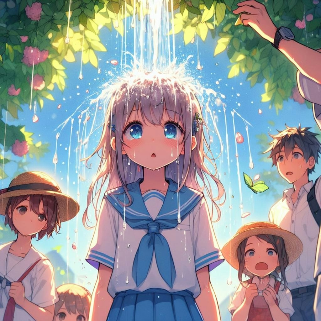 雨を呼ぶ女の子