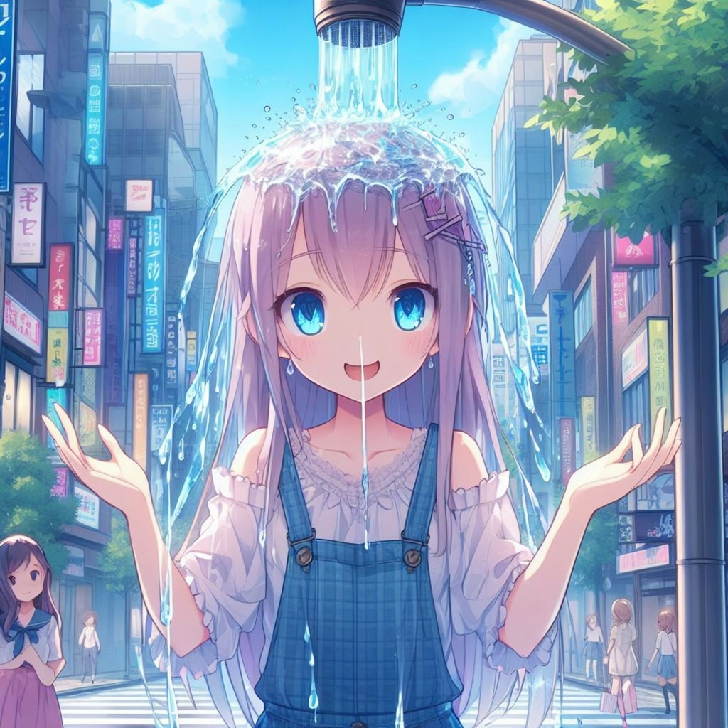 雨を呼ぶ女の子