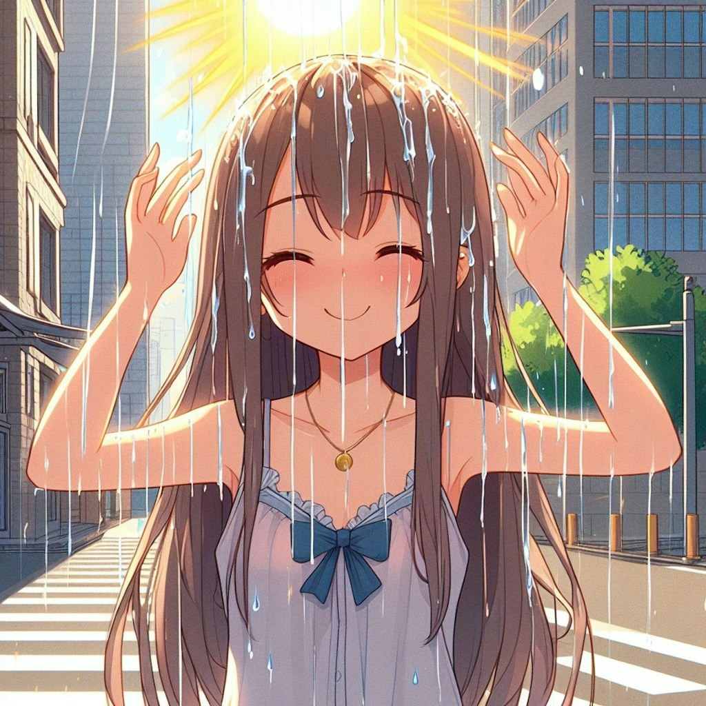 雨を呼ぶ女の子