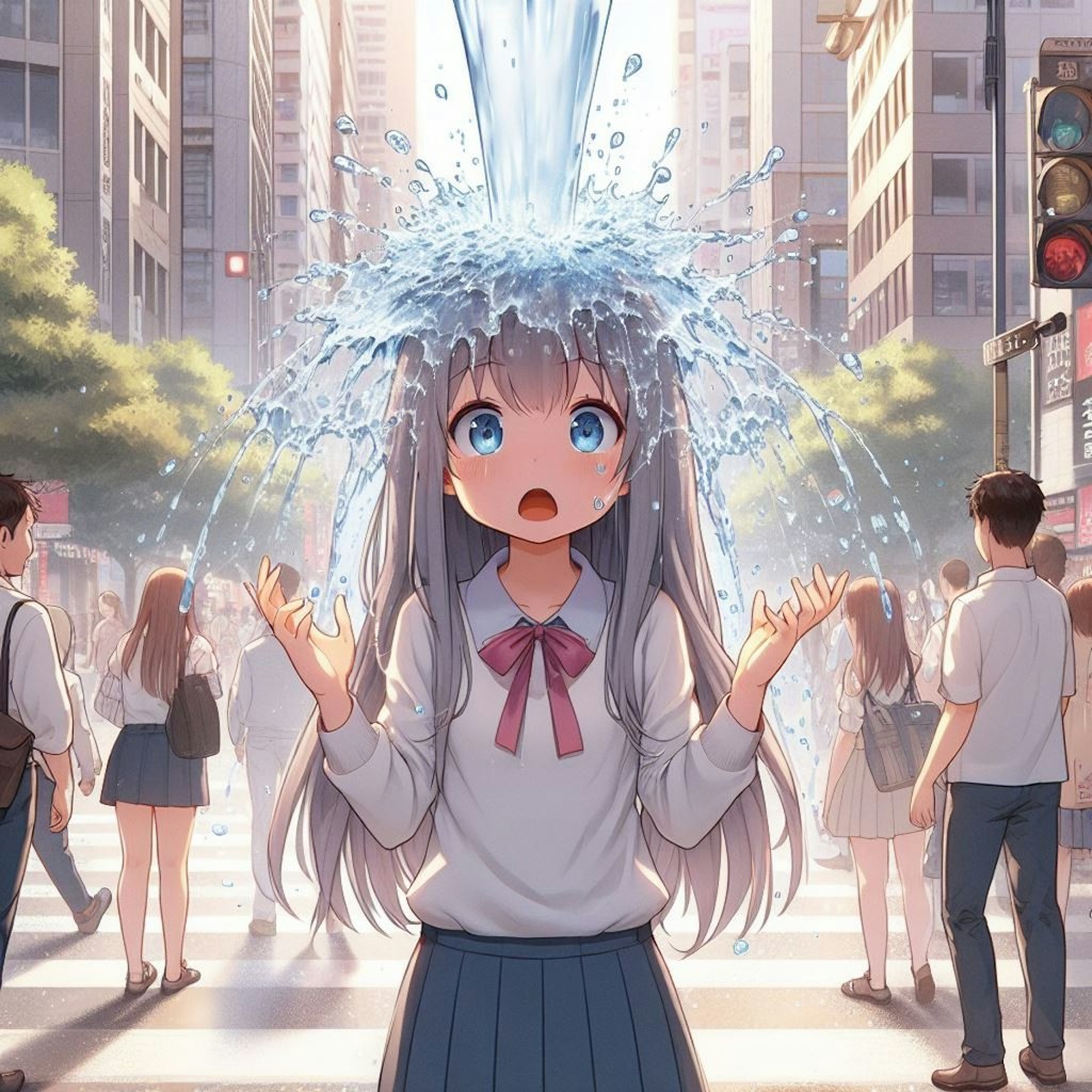 雨を呼ぶ女の子