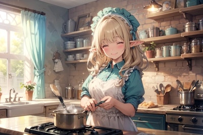 Elf preparing a meal 20