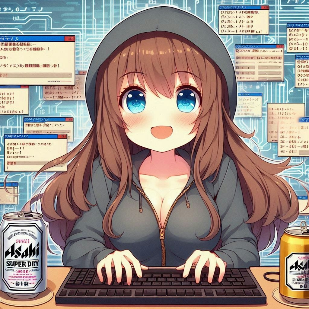 ハッカーの小さな女の子